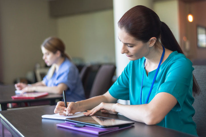 nursing students class