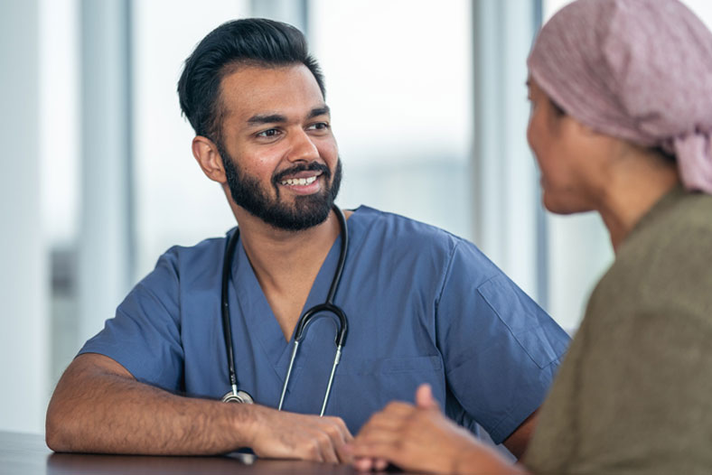 doctor consulting patient